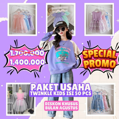 PAKET USAHA TWINKLE KIDS ISI 50 PCS